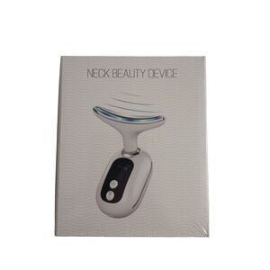 IPL Wrinkle Neck Beauty Device HY48 LED Light Therapy Face Massager White New